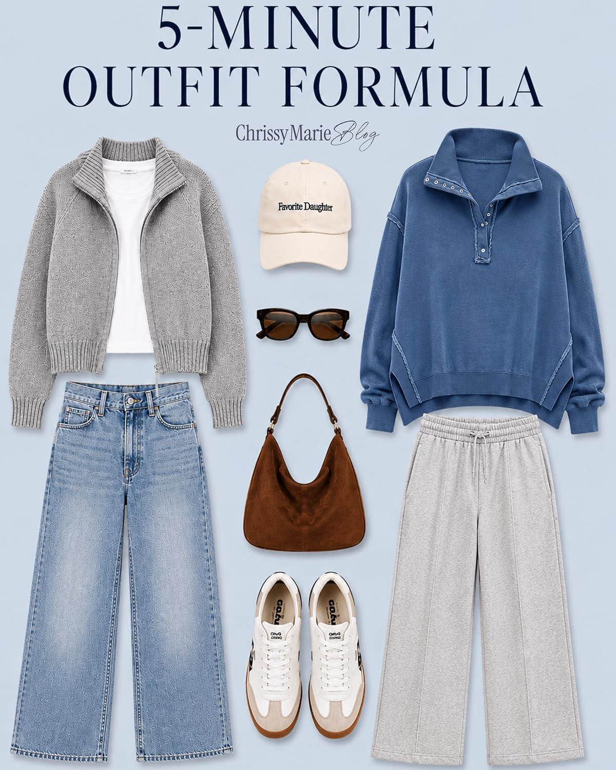 A 5-minute outfit formula for the mornings when your coffee is cold, everyone needs something, and your closet is not emotionally supporting you. Start with easy basics, add one good layer, finish with shoes that make it look intentional. 

 #LTKgrwm #LTKootd #LTKmorningroutine