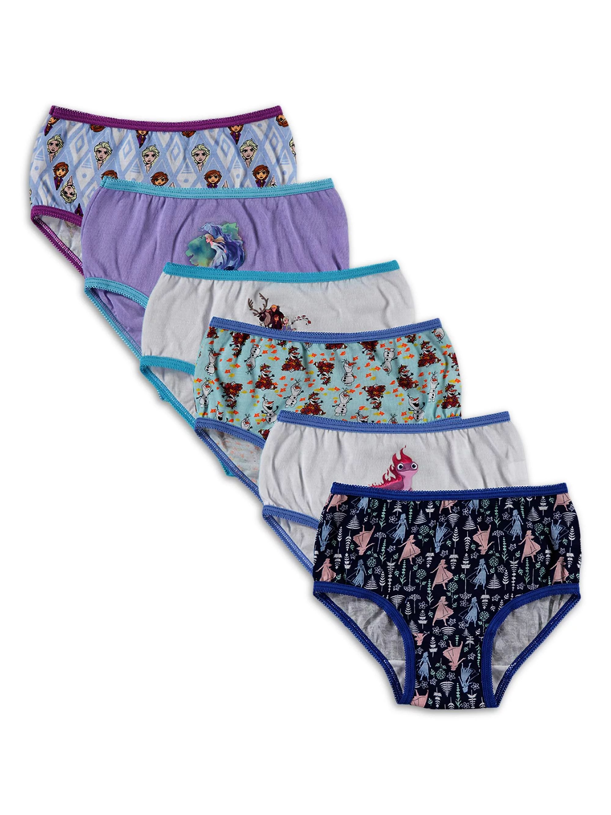 Frozen 2 Toddler Girls' Panties, 6 Pack Sizes 2T-4T - Walmart.com | Walmart (US)