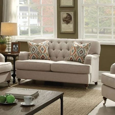 ACME Alianza Loveseat with 2 Pillows in Multiple Colors | Walmart (US)