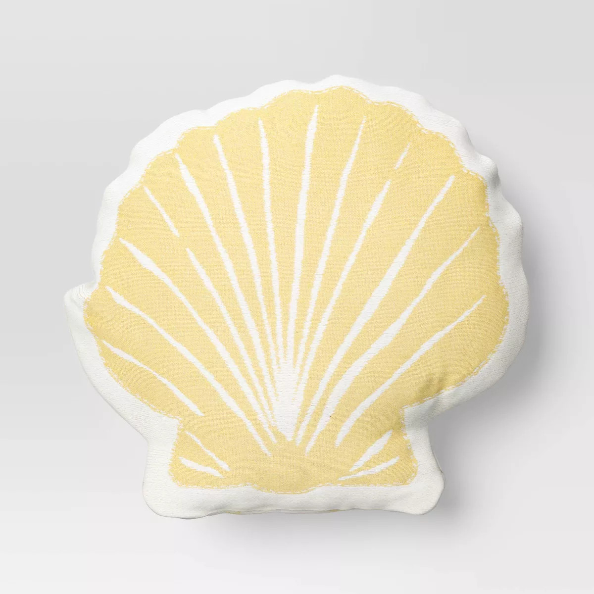 Seashell Shaped Throw Pillow Yellow - Room Essentials™ | Target
