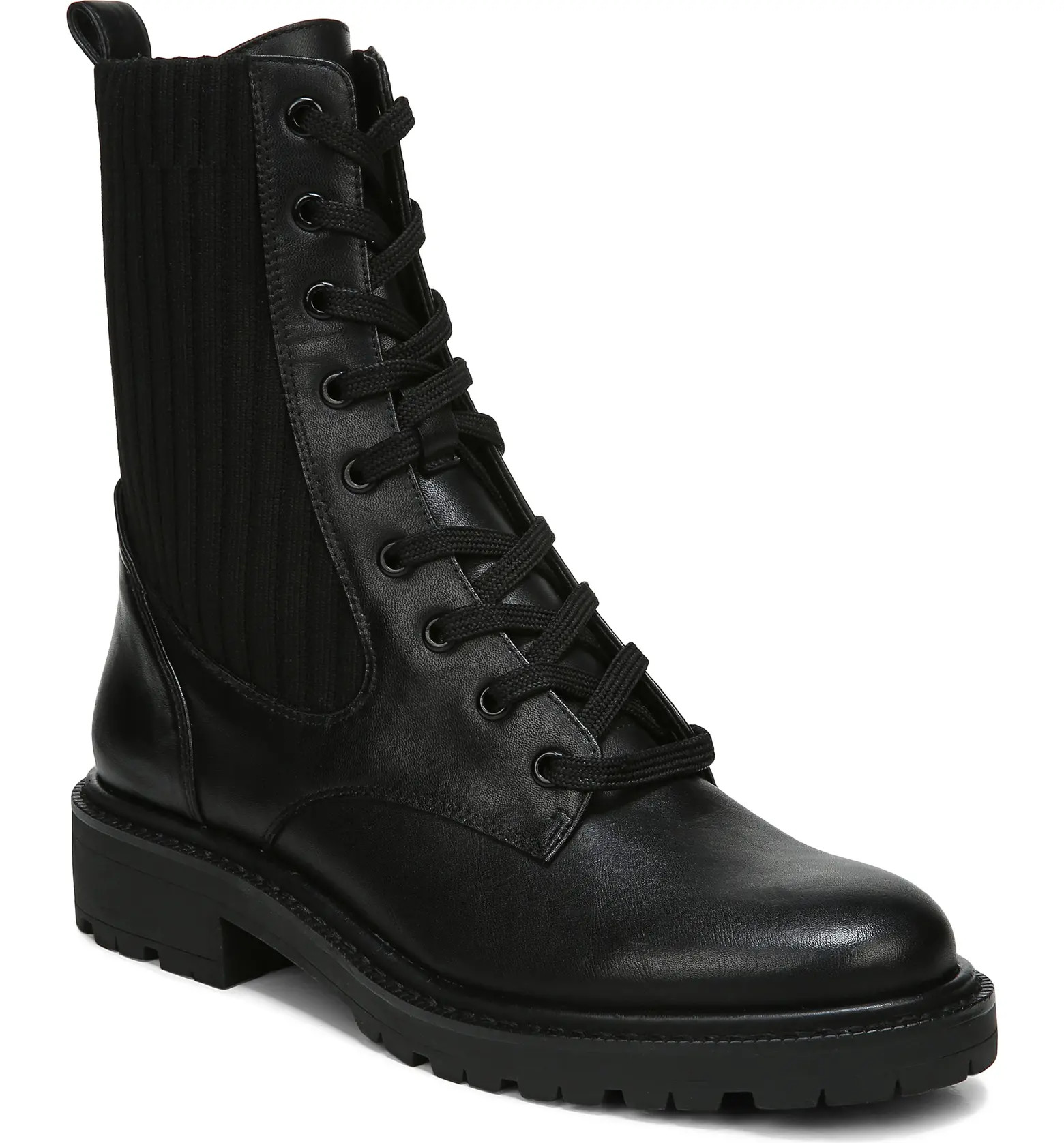 Lydell Mixed Media Combat Boot | Nordstrom