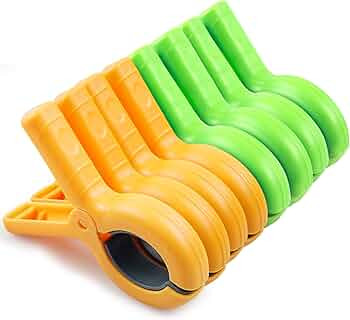 8 Pcs Beach Towel Clips for Beach Chairs, Towel Holder for Beach Chair Pool Chair on Cruise, Jumb... | Amazon (US)