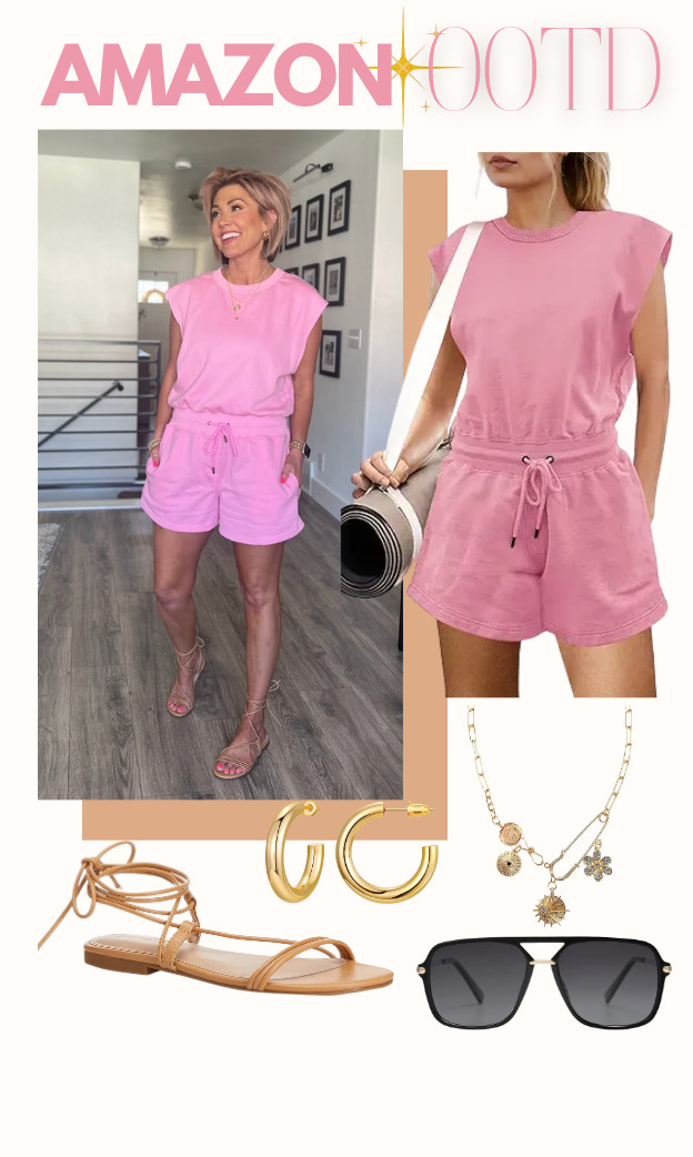 How adorable is this pink romper!!?? 

 #LTKSaleAlert #LTKFindsUnder50 #LTKStyleTip