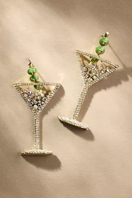 BaubleBar Pimento Memento Dirty Martini Drop Earrings | Anthropologie (US)