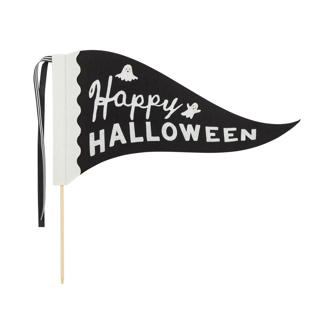Booquette Happy Halloween Felt Pennant | My Mind's Eye