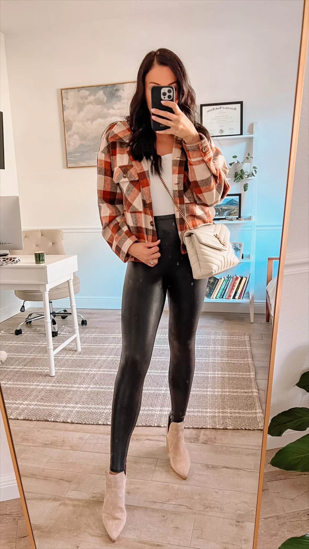 Spanx Faux Leather Leggings curated on LTK
