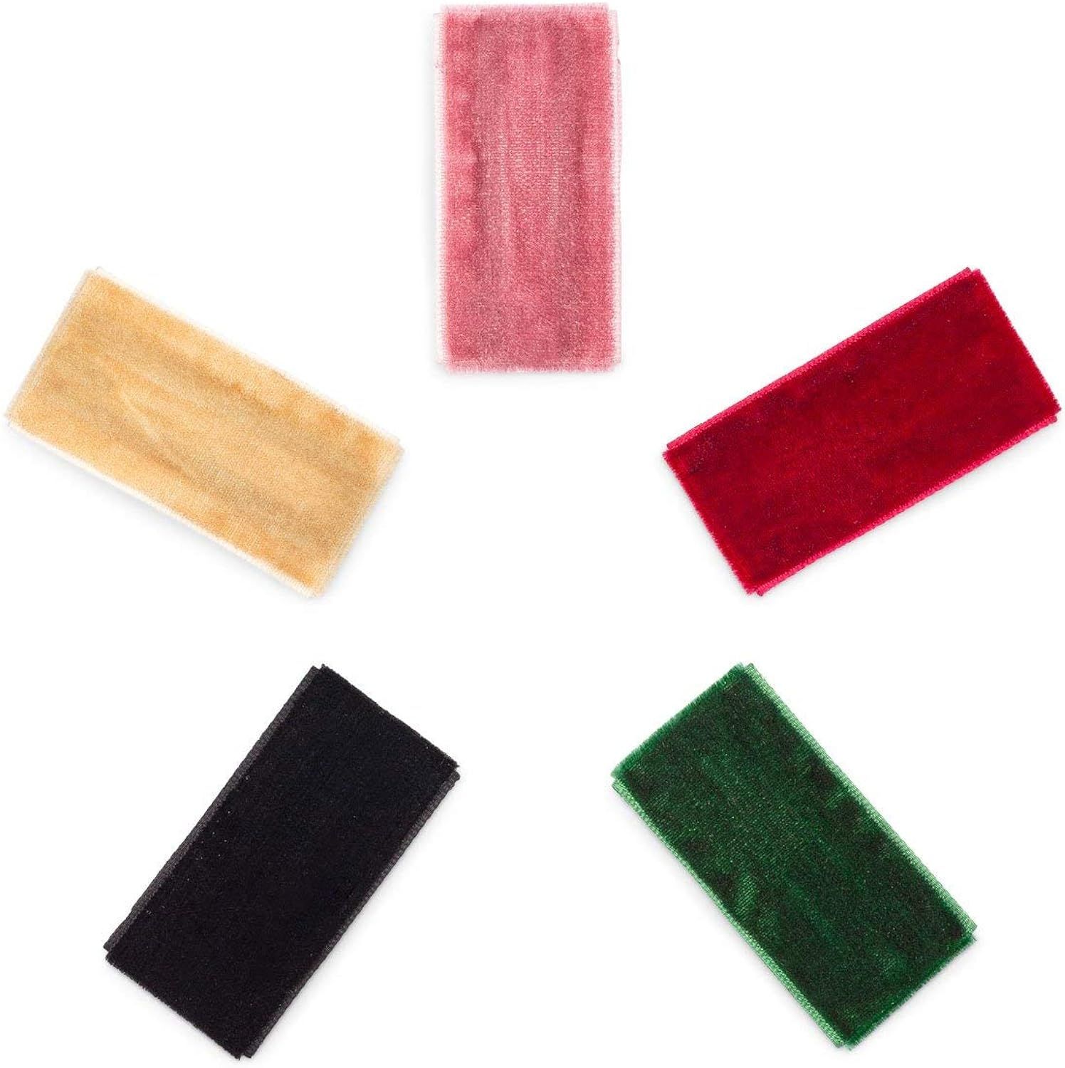 Parker Baby Girl Hair Clips - 5 Pack Velvet Snap Barrettes Hair Accessories | Amazon (US)