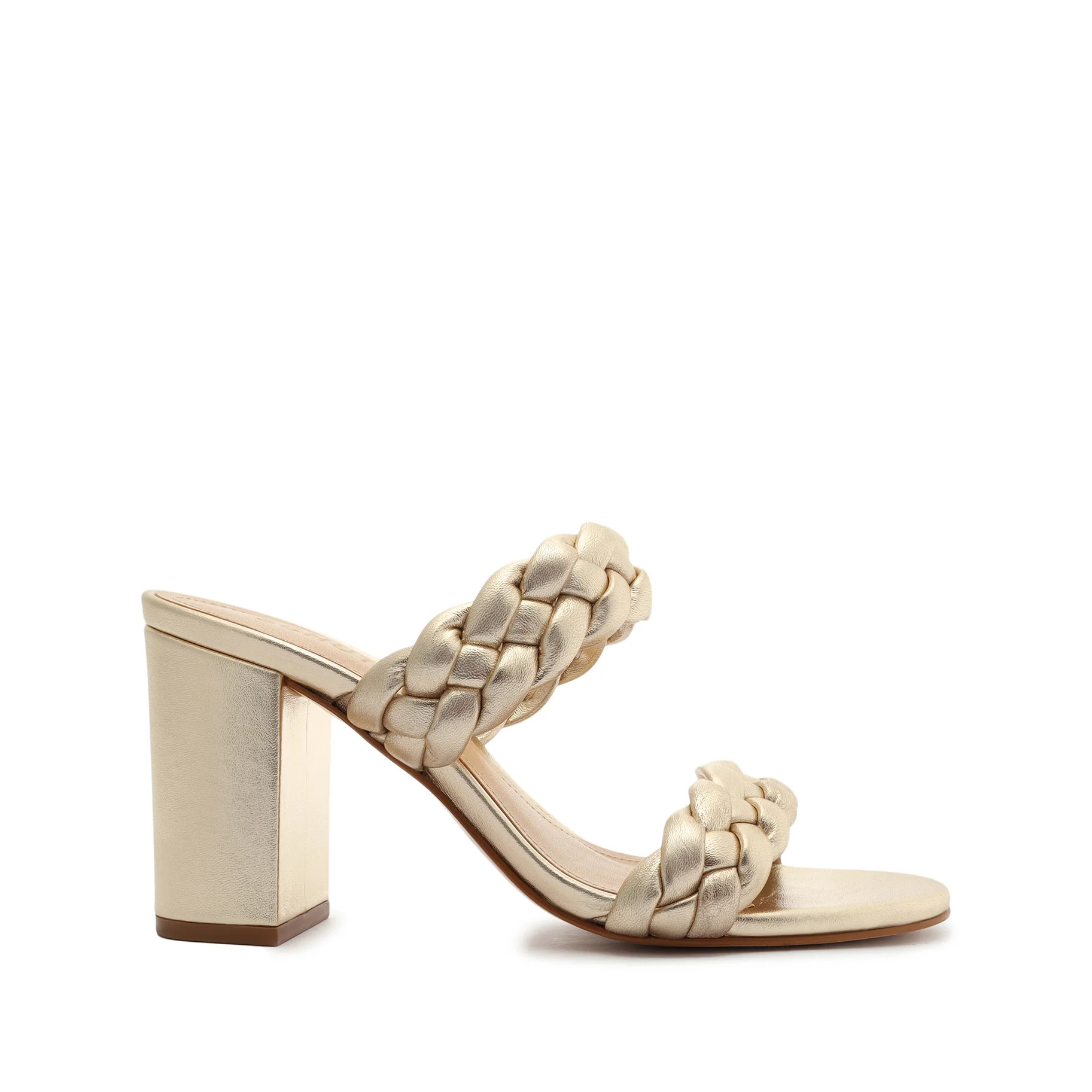 Myreh Metallic Leather Sandal | Schutz Shoes (US)