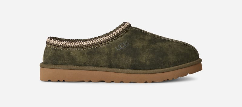 UGG® Men's Tasman Baxter Suede Slippers in Burnt Olive, Size 7 | UGG (US)