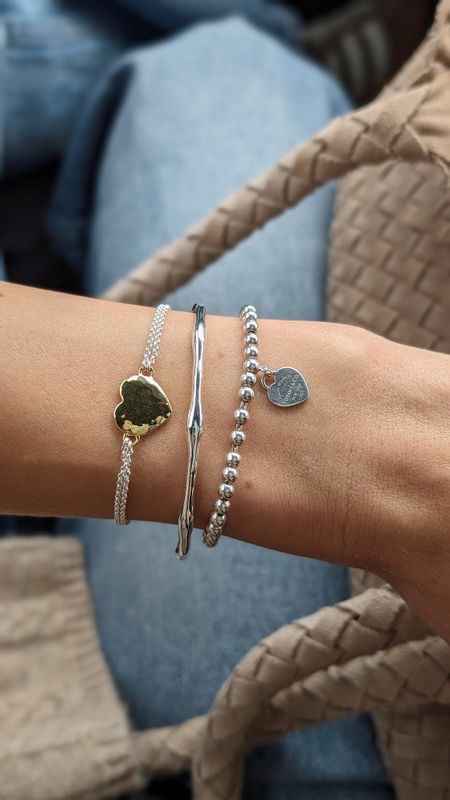 Silver jewellery - silver bracelets - heart shape jewellery - Dower and Hall - Tiffany & Co heart bracelet 

#LTKeurope