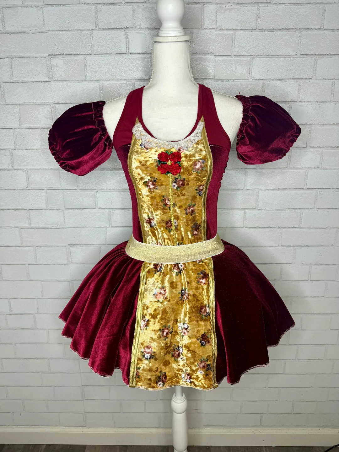 Winter/Holiday Belle Inspired Running Complete Outfit / skirt / Costume Halloween | Etsy (US)