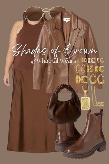 Shades of brown 

#LTKstyletip #LTKSeasonal #LTKcurves