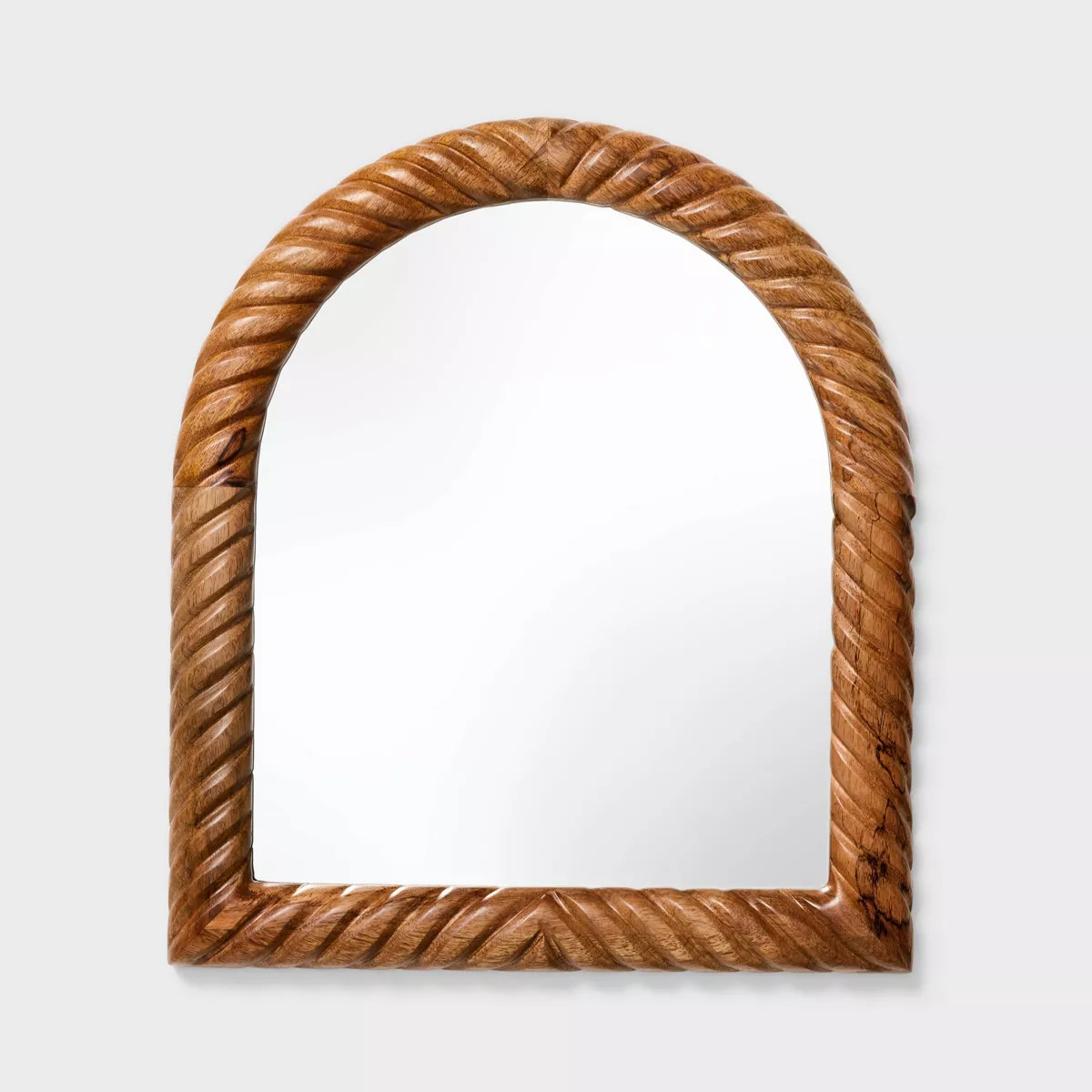 14"x16" Textured Wood Mirror - Threshold™ designed with Studio McGee | Target