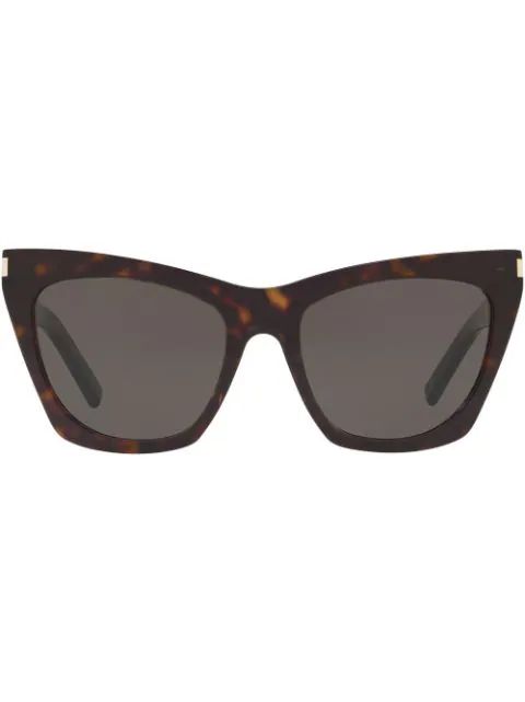 Saint Laurent Eyewear cat-eye Sunglasses - Farfetch | Farfetch Global
