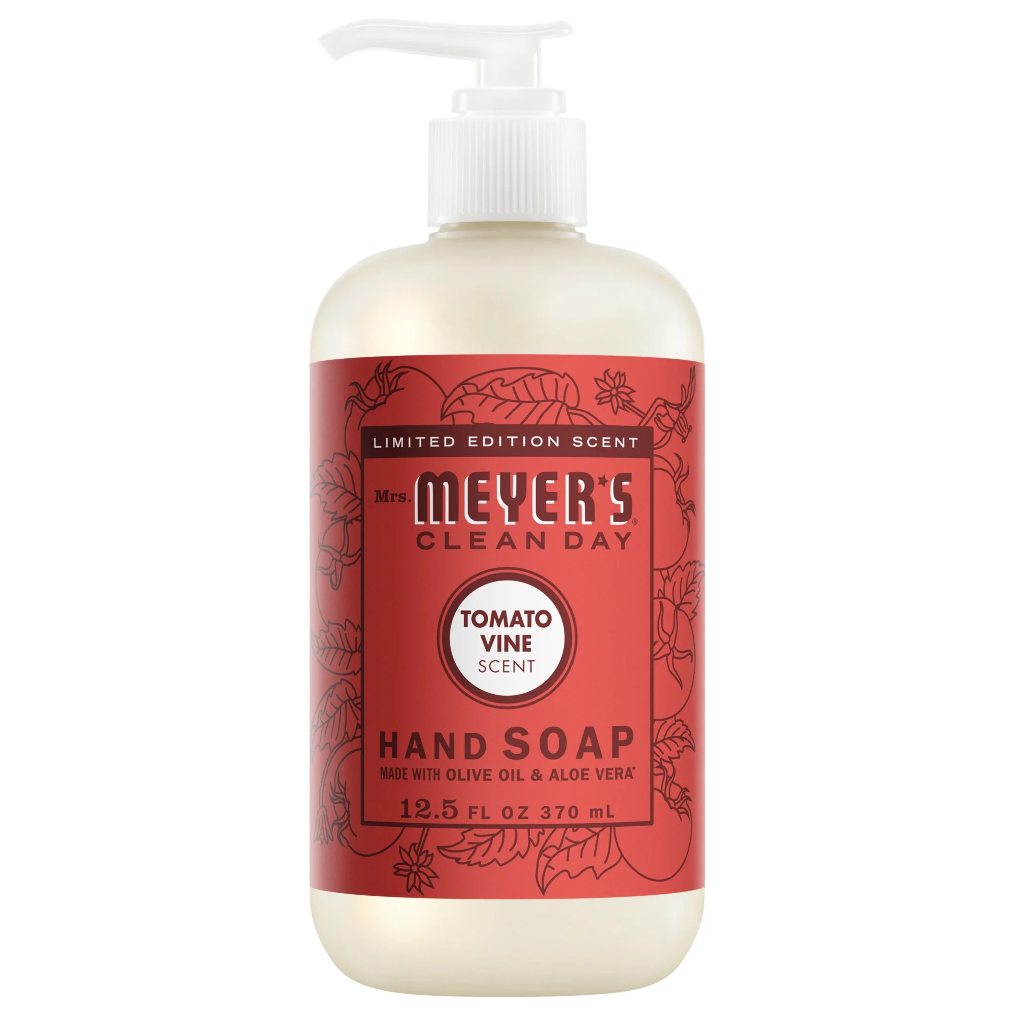 Mrs. Meyer’s Clean Day Hand Soap, Tomato Vine Scent, 12.5 Fl Oz | Walmart (US)