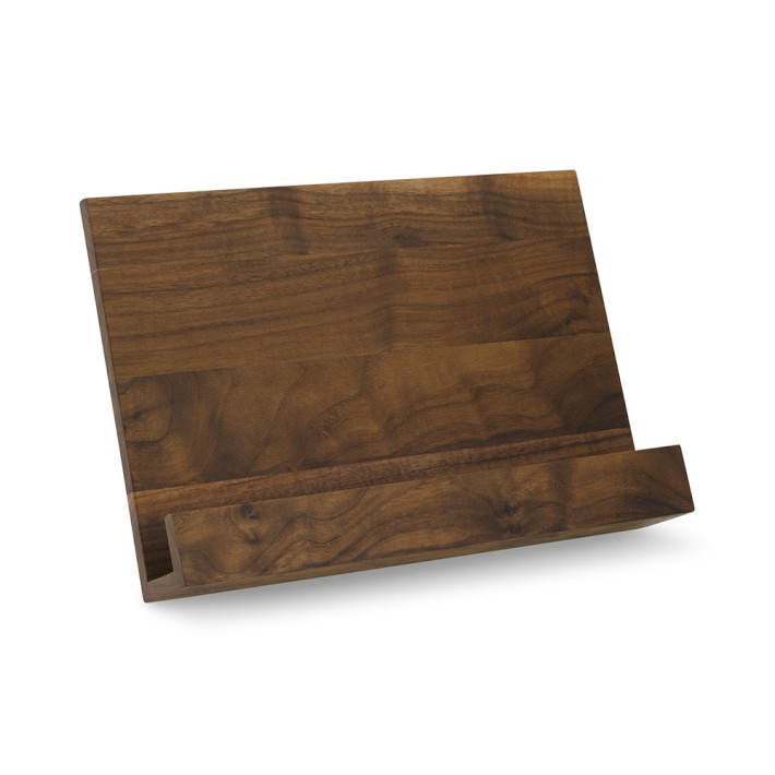 Williams Sonoma Walnut Cookbook Stand | Williams-Sonoma