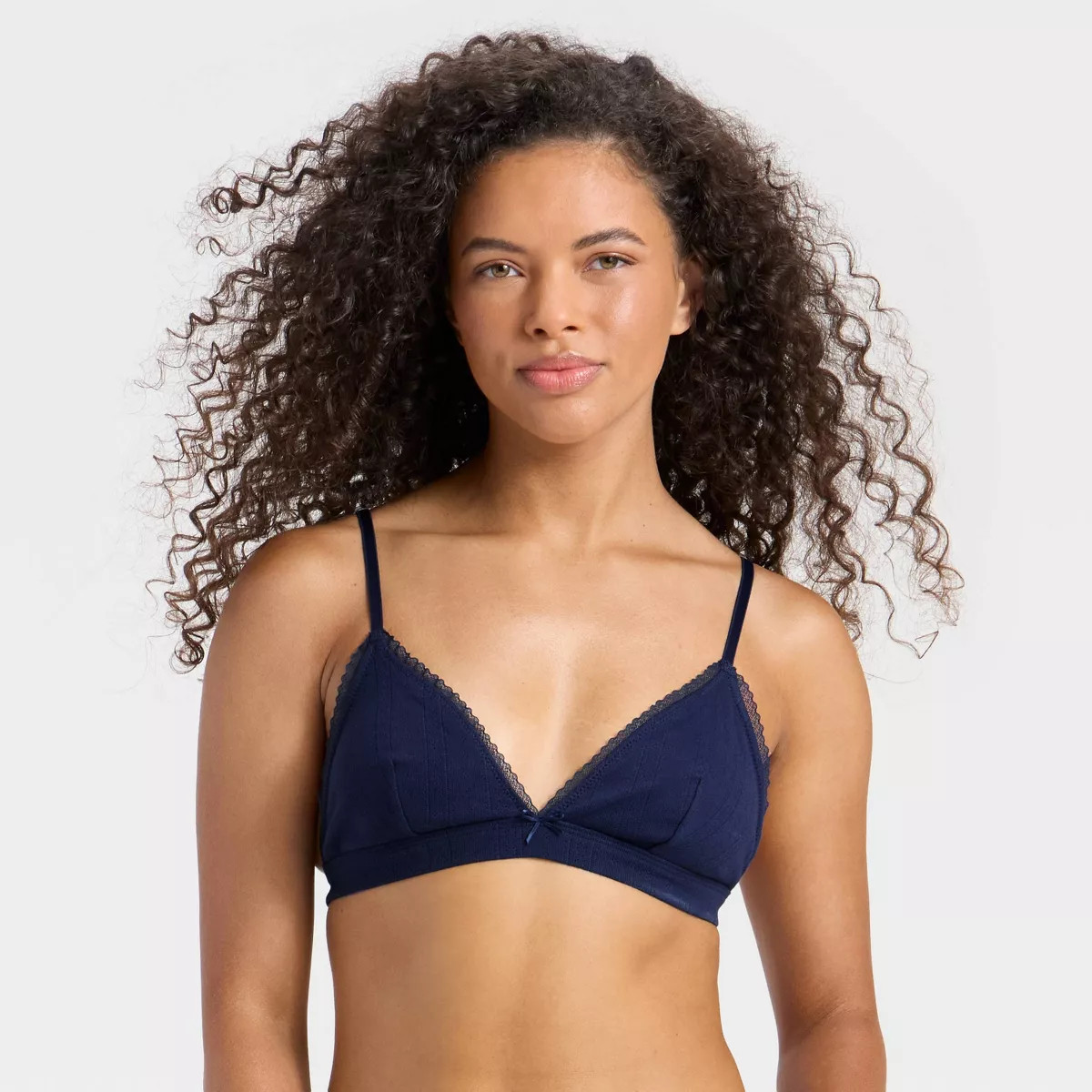Women's Pointelle Triangle Bralette - Wild Fable™ | Target