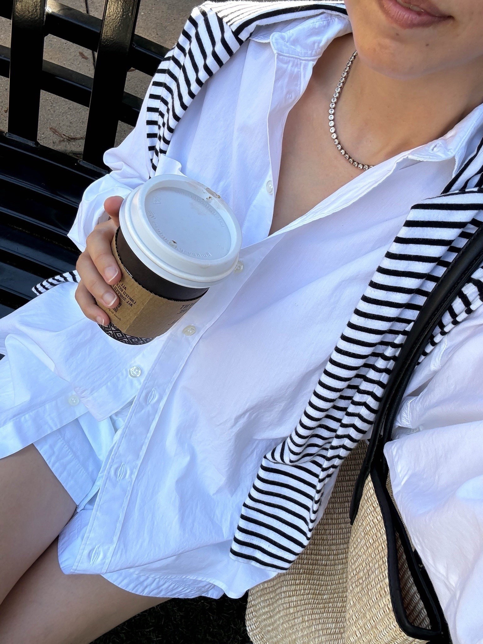 White shirt with white shorts. Best lightweight shirt. On sale! 

Gap big shirt petite xs
French connection shorts xs
Tkee sandals 5
AYR striped tee xs (old)
Madewell tote
YSL sunglasses 

Summer outfits, petite style, summer fashion 



#LTKPetite #LTKSeasonal #LTKShoeCrush