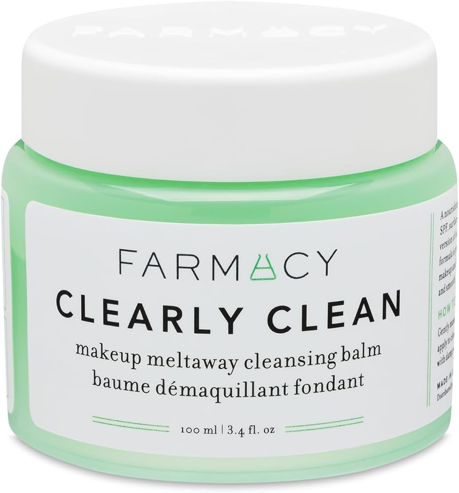 Farmacy Makeup Remover Cleansing Balm - Clearly Clean Sensitive Skin Makeup Remover + Oil Based C... | Amazon (US)