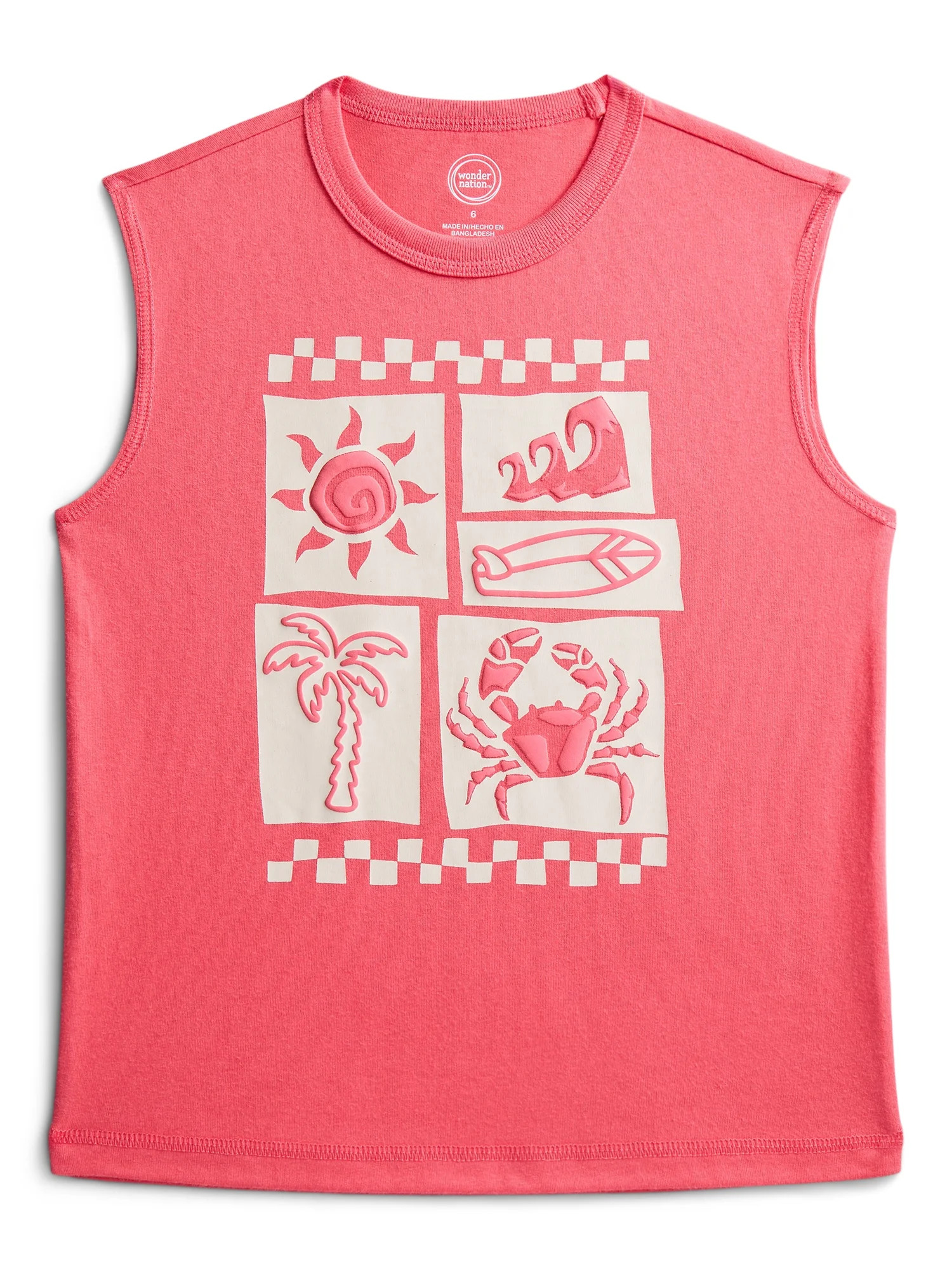 Wonder Nation Little Boys Graphic Tank Top, Sizes 4-10 | Walmart (US)