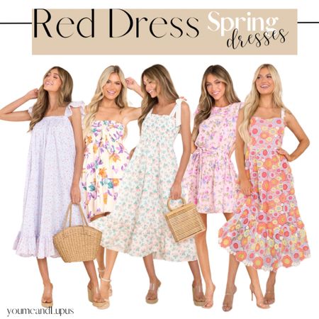 Cute Red Dress Spring dresses. New styles, colors and patterns. Ready for Easter, bridal & baby showers, brunch
Dates, and everything spring. Dresses, party dresses, spring finds, maxi dresses, Red Dress finds, pastel colors, travel dresses, YoumeandLupus 

#LTKSeasonal #LTKstyletip #LTKFind