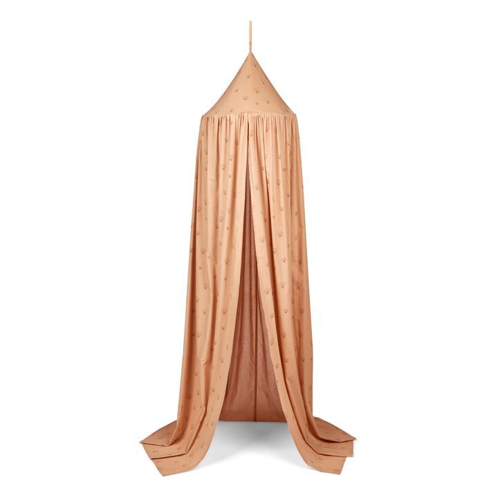 Enzo Organic Cotton Bed Canopy | Peach | Smallable