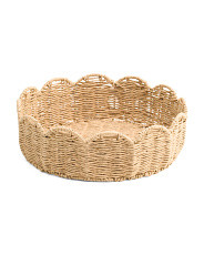 13in Large Woven Scalloped Bowl | Global Home | Marshalls | Marshalls