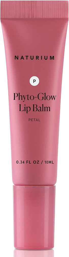Naturium Phyto-Glow Lip Balm, Hydrating Lip Care with a Glossy Finish, 0.34 oz (Petal) | Amazon (US)