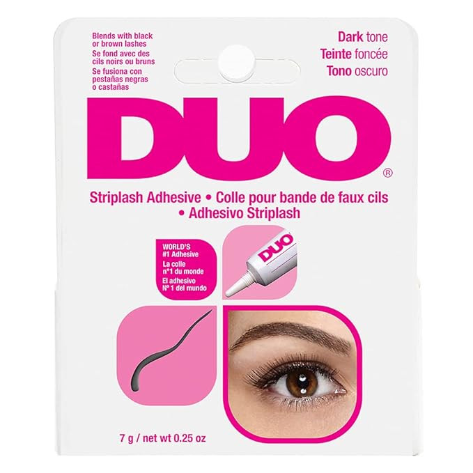 DUO Strip Eyelash Adhesive for Strip Lashes, Dark Tone, 0.25 oz, 1-Pack | Amazon (US)