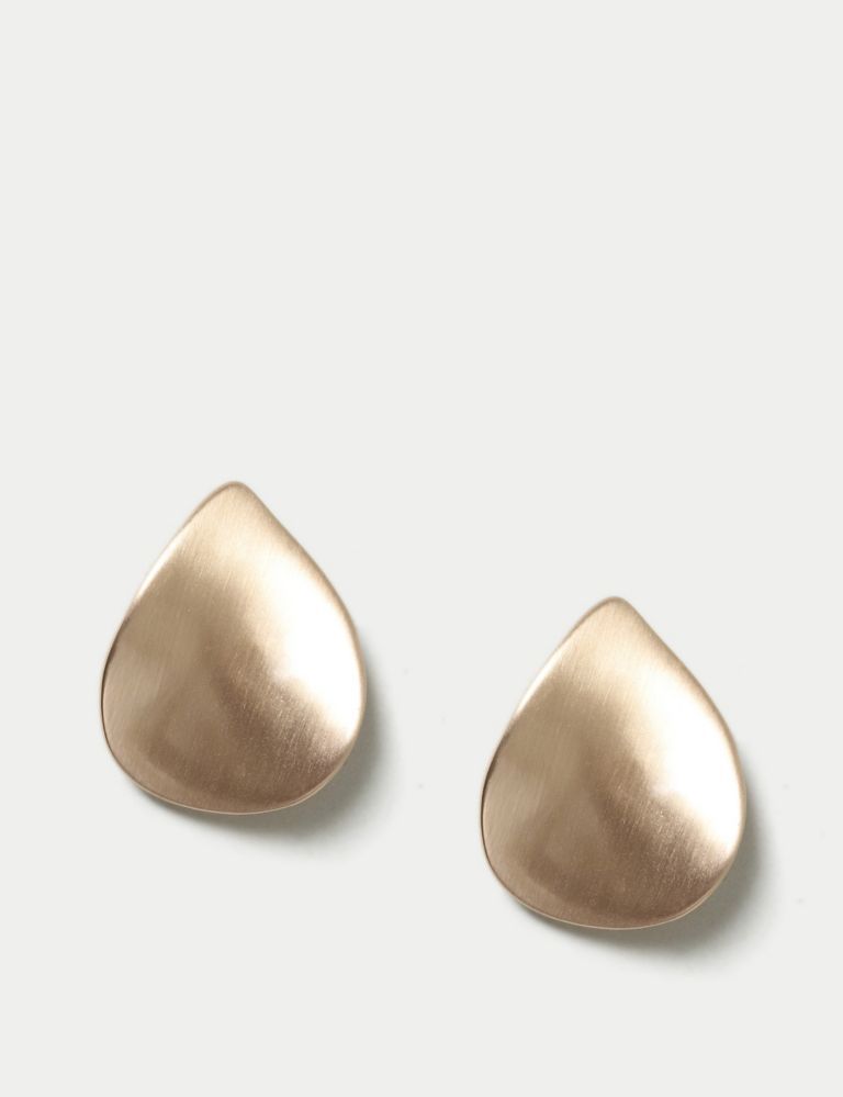Gold Tone Brushed Stud Earring | Marks & Spencer (UK)