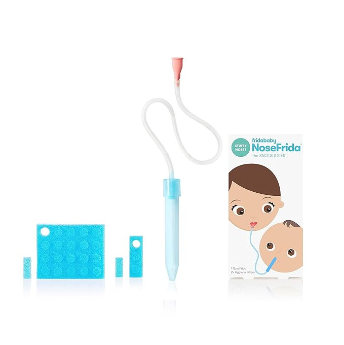 Baby Nasal Aspirator NoseFrida the Snotsucker with 20 Extra Hygiene Filters by Frida Baby | Amazon (US)