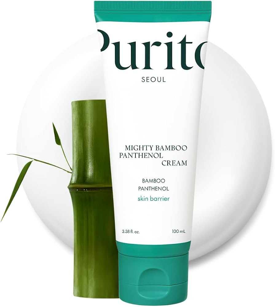 PURITO Mighty Bamboo Panthenol Cream, Glow Cream, Skin Barrier Repair, for All Skin Types, Daily ... | Amazon (US)