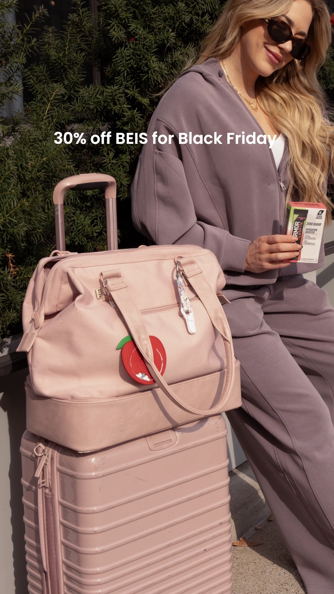 My favorite luggage EVER on sale for 30% off and there’s a 50% off flash sale at 9 am PST! 

I have the luggage set but my favs are the roller carry on, the large check in bag and the mini weekender! 

#LTKSaleAlert #LTKGiftGuide #LTKTravel