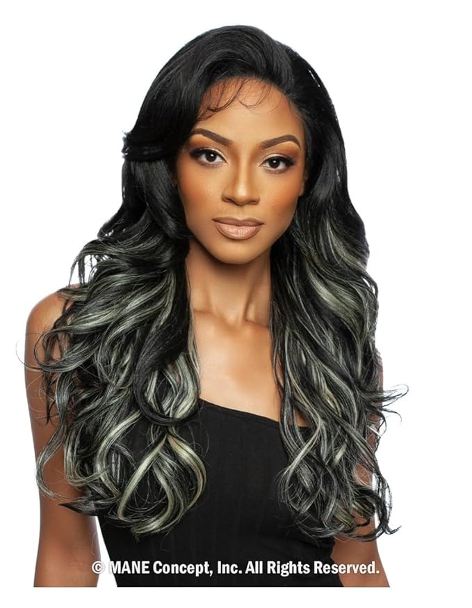 Mane Concept Red Carpet Synthetic HD 13X7 Frontal Lace Wig - RCHL221 ADAMINA (SR4/30/350) | Amazon (US)