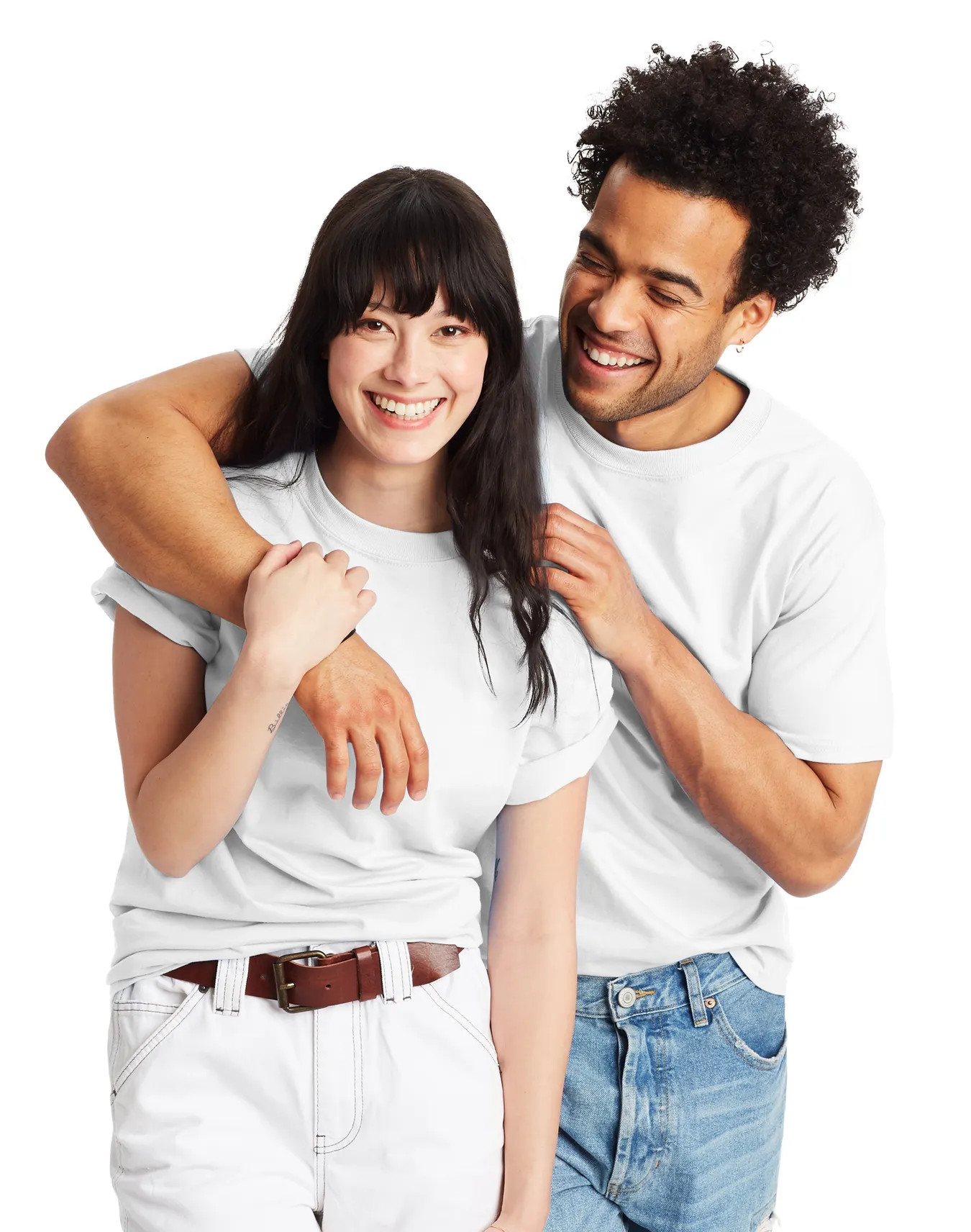 Hanes Beefy-T Unisex Heavyweight Cotton T-Shirt (Big & Tall Sizes Available) #O5180 | Hanes.com