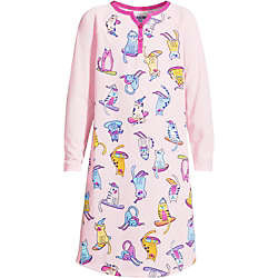 Girls Long Sleeve Jersey Nightgown | Lands' End (US)