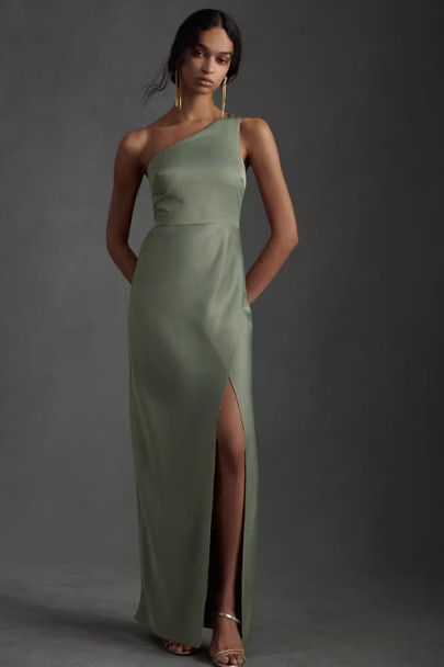 BHLDN Dylan Satin Charmeuse Dress | BHLDN