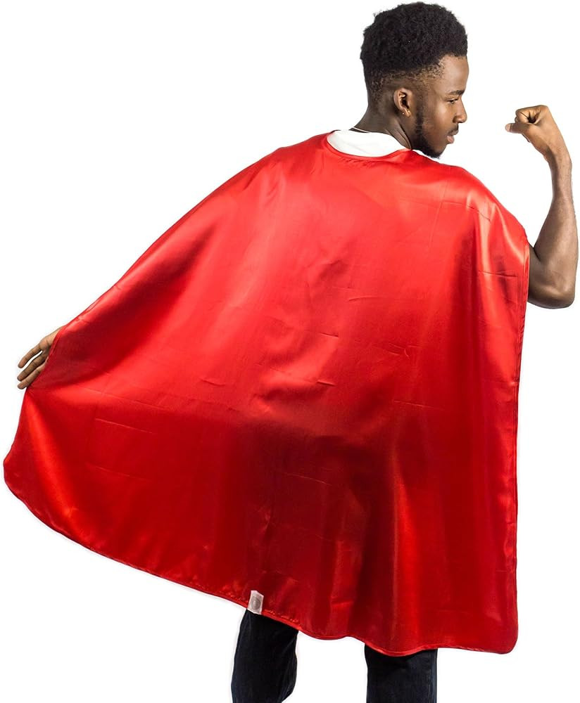 Everfan Adult Superhero Cape | Superhero Capes For Adults | Satin Costume Cape | Amazon (US)