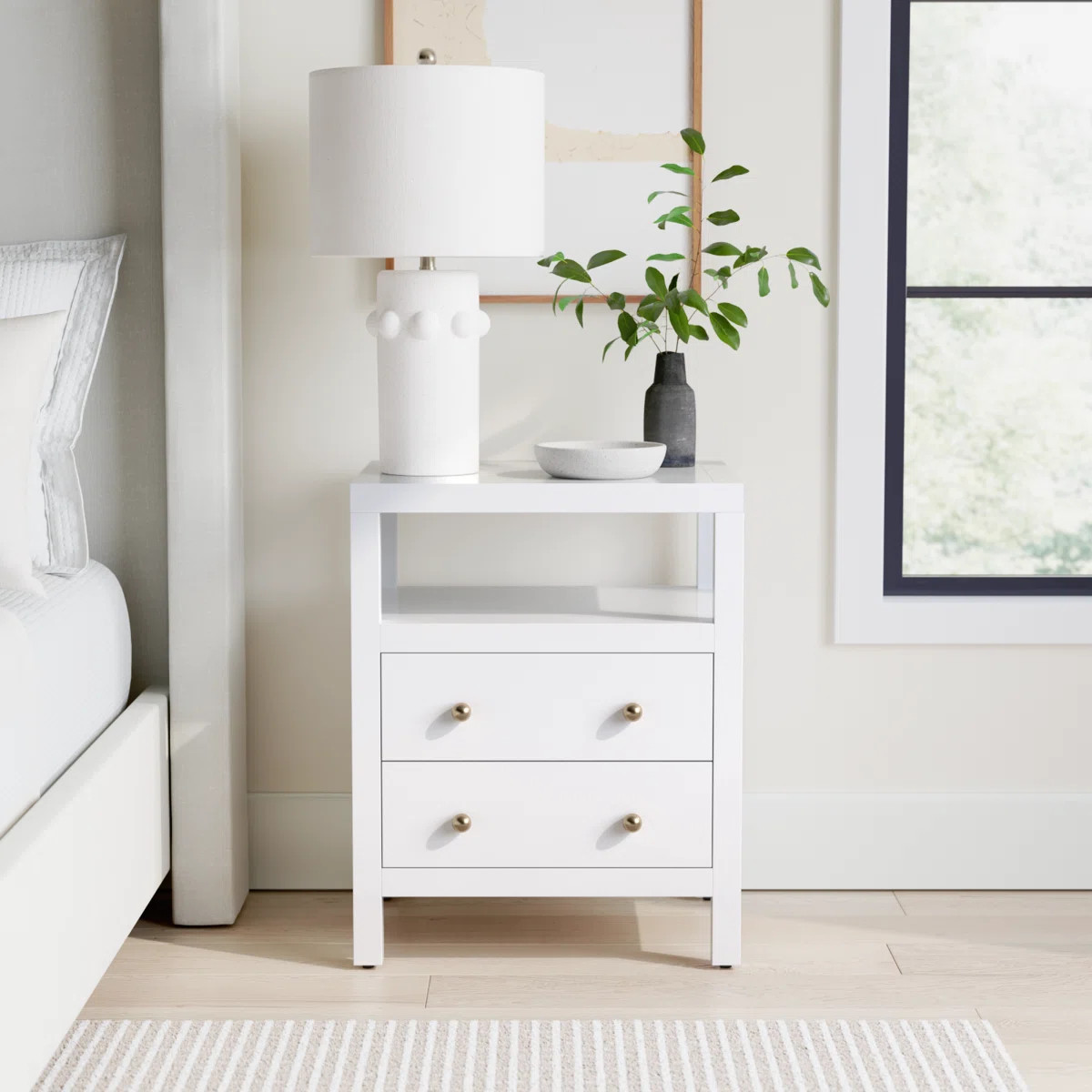 Celine 21" 2-Drawer Nightstand | Wayfair North America