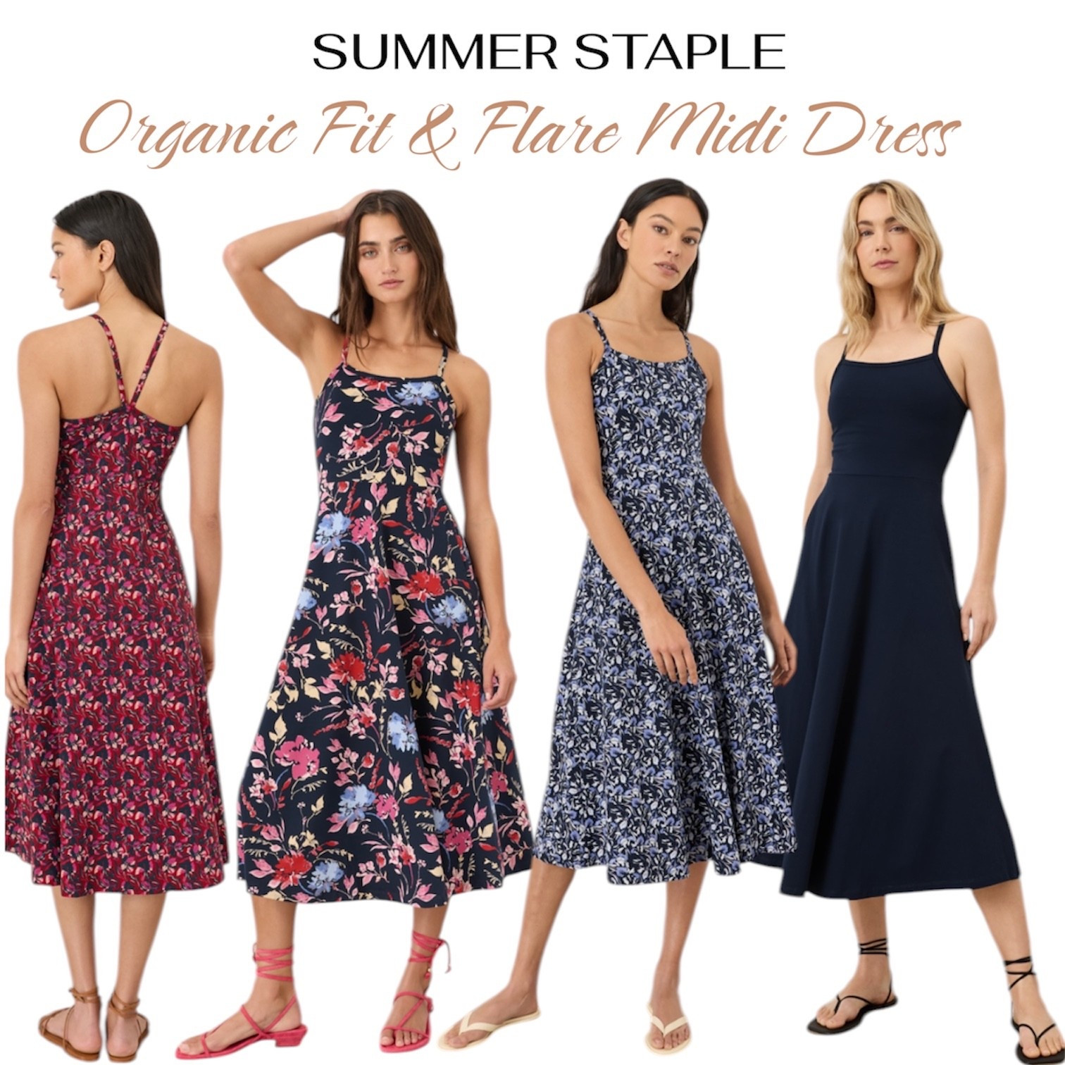 This Pact Fit & Flare Midi Dress is a true summer staple. Perfect for hot weather. It features soft organic cotton, a built-in bra, and hidden pockets. The dress is available in five different prints, both in regular and short lengths.


Organic cotton dress, summer dress, Pact dress,

#LTKActive #LTKSeasonal #LTKSaleAlert #LTKOver40