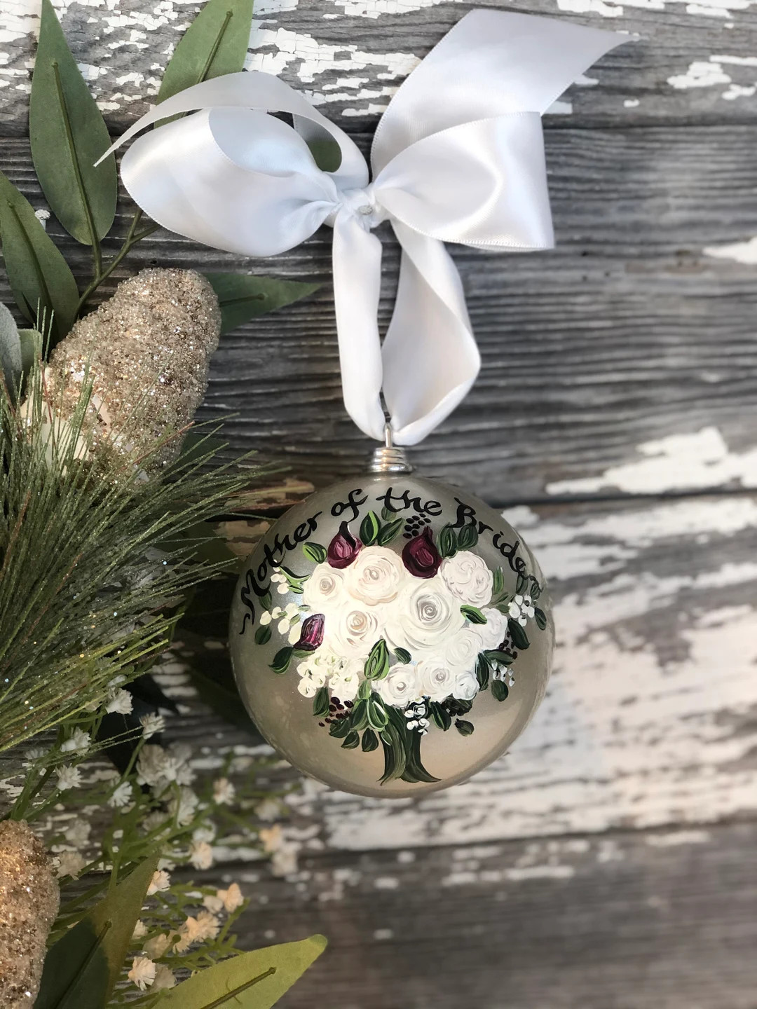 Parents of the Bride Ornament, Mother of the Groom Ornament, Mother of the Bride Gift, Wedding Or... | Etsy (US)