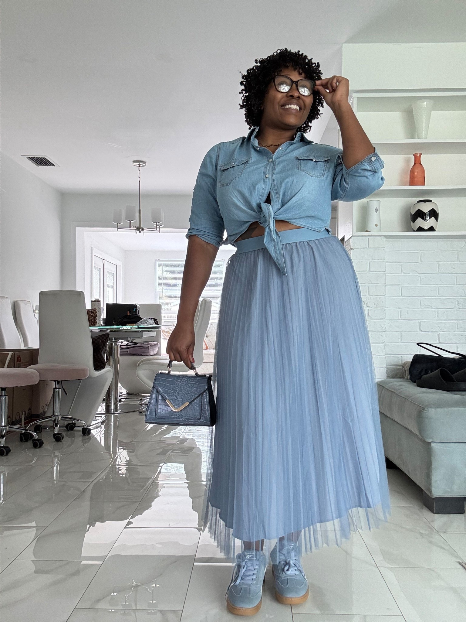 Top is an XL
Skirt is a L

#LTKStyleTip #LTKFindsUnder50 #LTKOver40