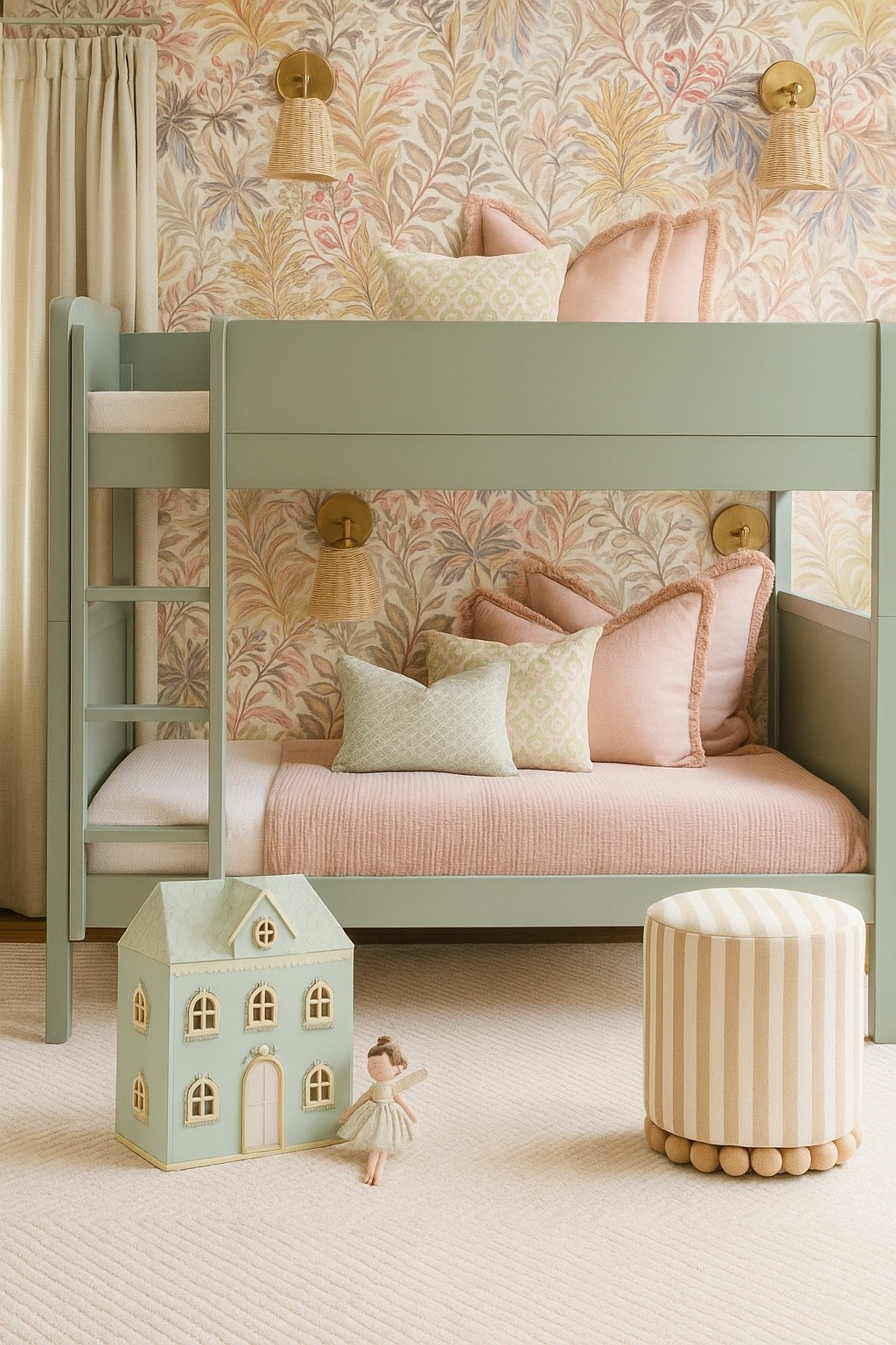 A shared bedroom for the girls but in bunk form ! 

#bedroom #bunkbed #kids #homedecor 

#LTKHome #LTKSaleAlert #LTKKids