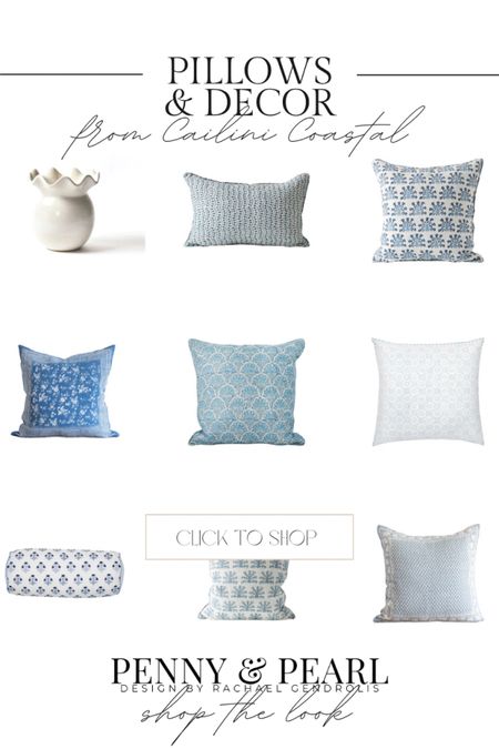 Pillows & decor from Cailini Coastal perfect for Spring and Summer decorating 



#LTKGiftGuide #LTKhome #LTKstyletip