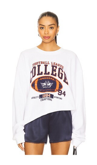 Boys Lie Out Of Their League Kara Crewneck in White. - size M/L | Revolve Clothing (Global)