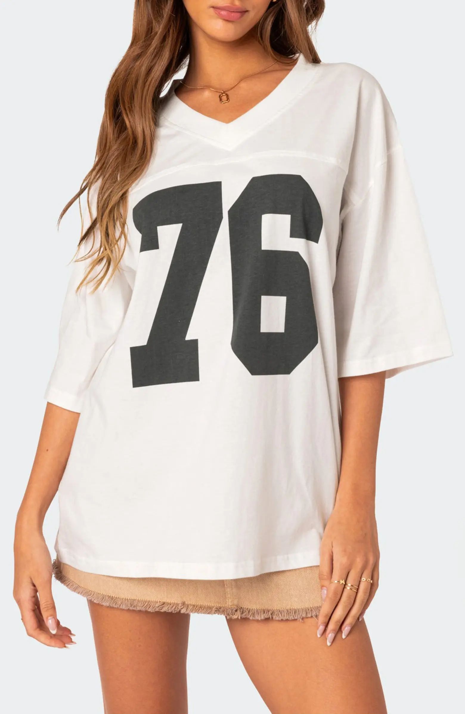 EDIKTED 76 Oversize Graphic T-Shirt | Nordstrom | Nordstrom