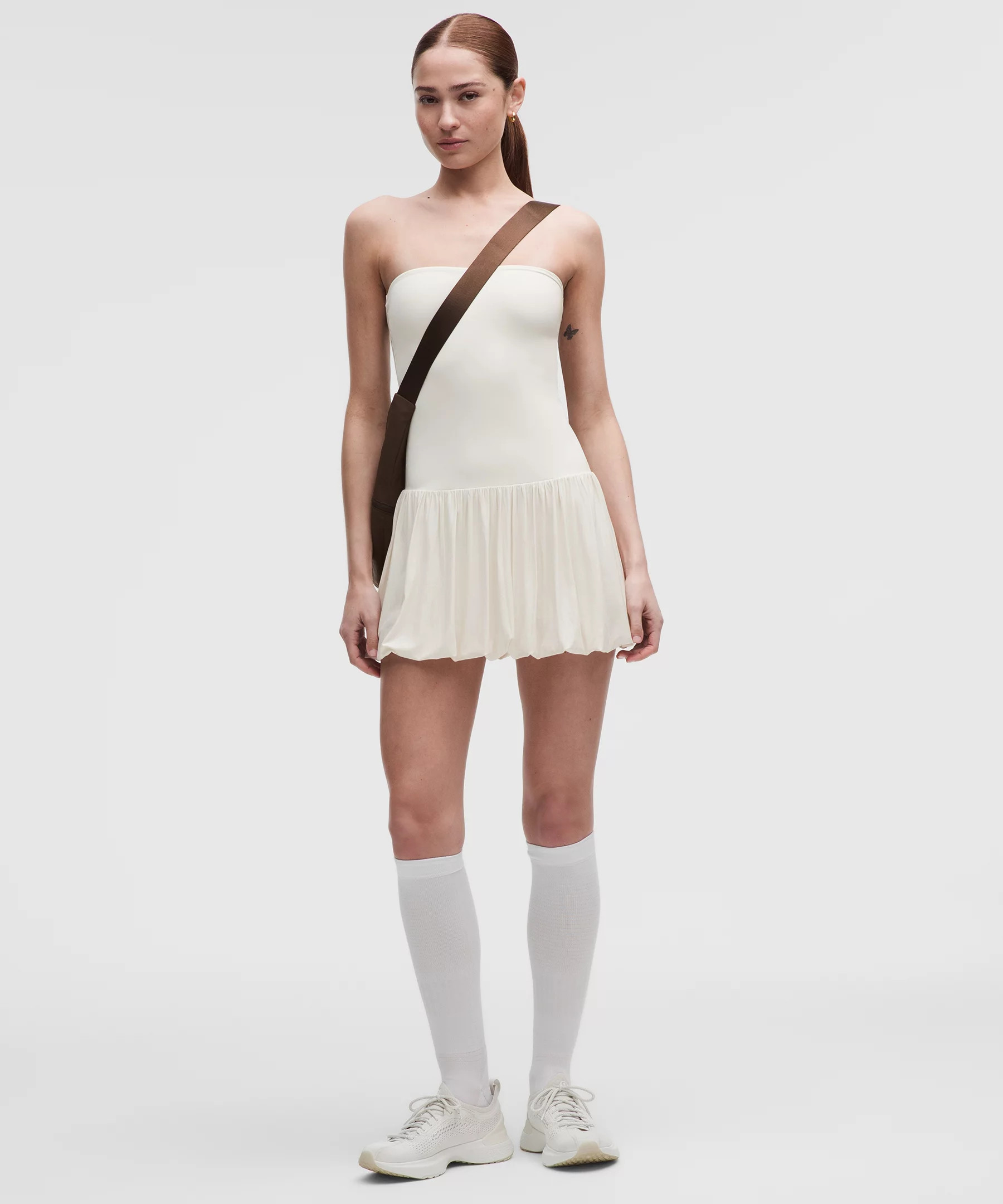 2-in-1 Bubble-Hem Mini Dress | Women's Dresses | lululemon | Lululemon (US)