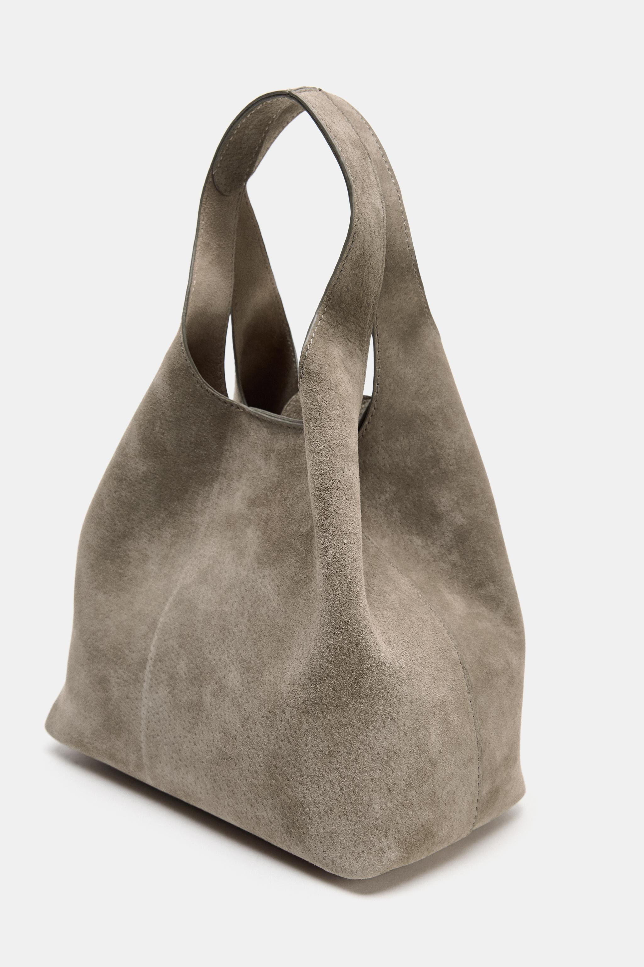 LEATHER MINI TOTE BAG | Zara UK