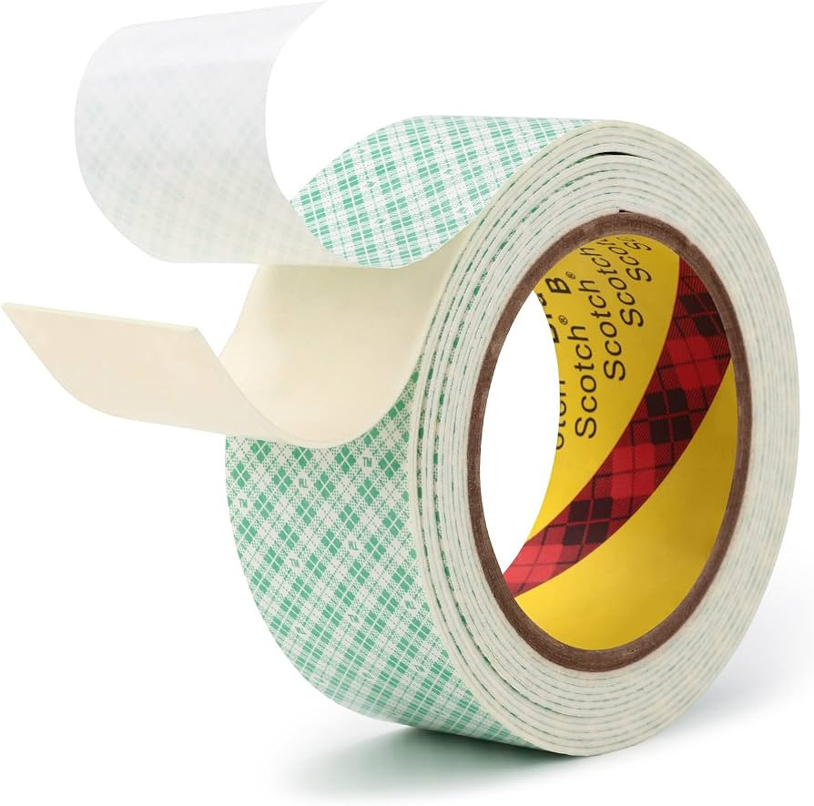 3M Double Sided Foam Tape 4026 1.77'' x 10ft Double Coated Urethane Natural Polyurethane Strong F... | Amazon (US)