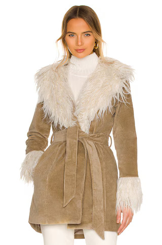 Show Me Your Mumu Penny Lane Coat in Beige from Revolve.com | Revolve Clothing (Global)